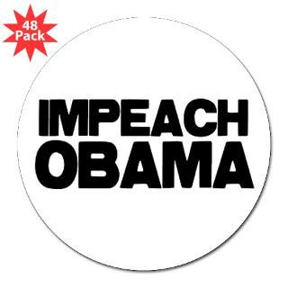 Impeach Obama 3 Lapel Sticker (48 pk)