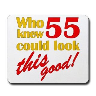 55 Gifts  55 Home Office  Funny 55th Birthday Gag Gifts Mousepad