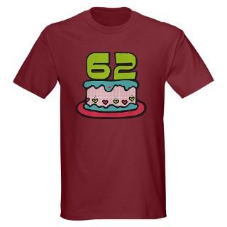 62 Year Old Birthday Cake Womens Light T Shirt