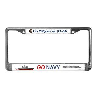 USS Philipinne Sea CG 58 License Plate Frame for $15.00