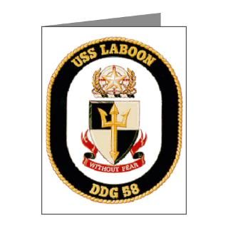 USS Laboon DDG 58 Note Cards (Pk of 20)