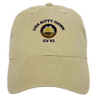 Aircraft Carrier Hats & Caps > USS Kitty Hawk CV 63 Baseball Cap