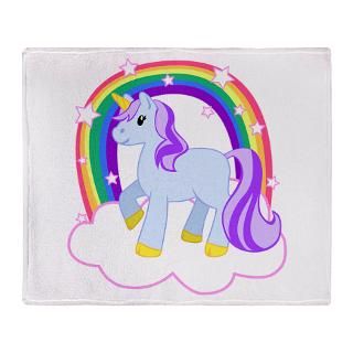 Magical Unicorn with Rainbow Stadium Blanket for $59.50