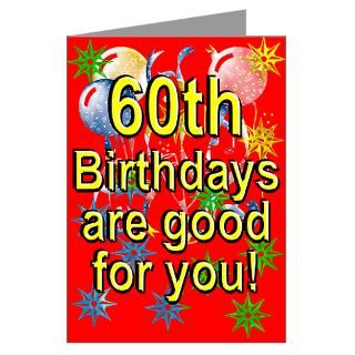 60th Birthday Cards & Invitations.  MEGA CELEBRATIONS