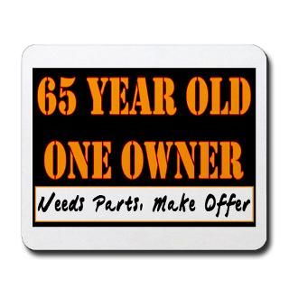 65 Gifts  65 Home Office  65th Birthday Mousepad