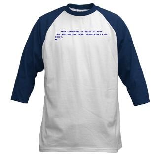 c64 boot2 blue Baseball Jersey by boot1