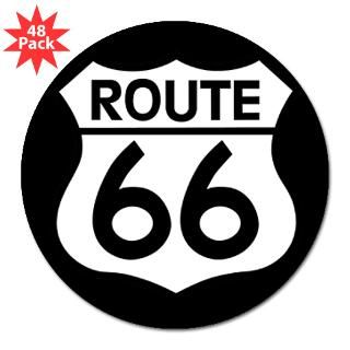 Route 66 Highway Sign Biker 3 Lapel Sticker for $30.00