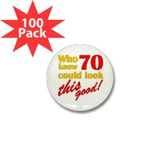 70 Gifts  70 Buttons  Funny 70th Birthday Gag Gifts Mini Button