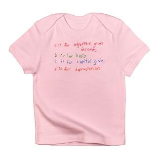 Abc Gifts  Abc T shirts  Little Accountants Infant T Shirt