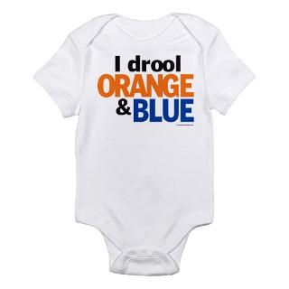 Drool Orange and Blue Body Suit by purplewaterbug