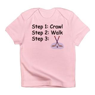 Baby Gifts  Baby T shirts  Hockey steps Infant T Shirt