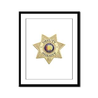 Alabama Deputy Sheriff Framed Panel Print