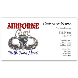 82 Airborne Wife Business Cards