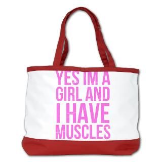 yes im a girl with muscles shoulder bag $ 83 99