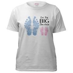 Big Brother (LS) Footprints T Shirt by FooTees