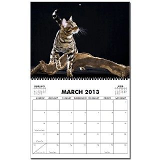 Bengal Cats 2013 Wall Calendar by newhorizondes