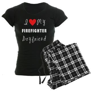 Firefighter Girlfriend Pajamas  Firefighter Girlfriend Pajama Set