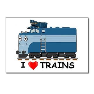HATWHEEL TRAIN Postcards (Package of 8) for $9.50