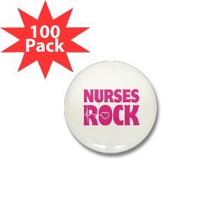 Gifts  Attitude Buttons  Nurses Rock Mini Button (100 pack