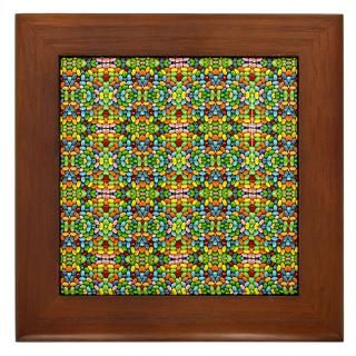 Color Mosaic Framed Tile