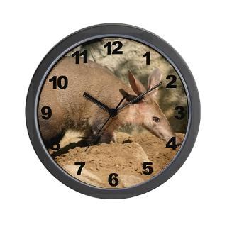 view larger wall clock aardvark $ 30 98 qty availability product