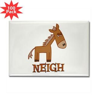 Animal Kitchen and Entertaining  Horse Rectangle Magnet (100 pack