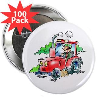 cartoon tractor 2 25 button 100 pack $ 103 99