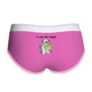 Dog Gifts  Dog Underwear & Panties  I Love My Doggy Womens Boy