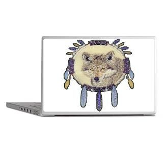 Animal Gifts  Animal Laptop Skins  Dream Catcher Wolf Laptop