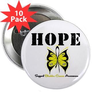 Hope Butterfly Bladder Cancer Shirts & Gifts : Shirts 4 Cancer