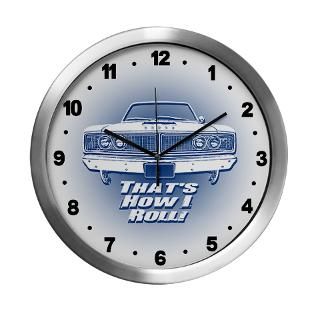 How I Roll   Dodge Coronet Modern Wall Clock for $42.50