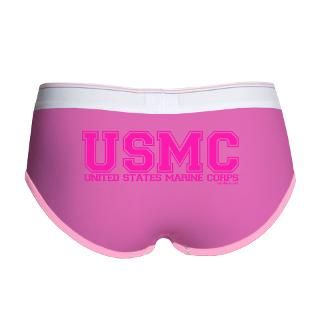 Corps Gifts  Corps Underwear & Panties  USMC Varisty PINK Womens