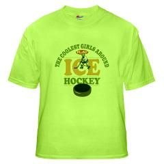 Coolest Girls Play Hockey T Shirt by Admin_CP10138003