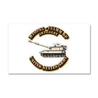 A2 Gifts  A2 Wall Decals  Army   Arty   M109A2  155mm SP Wall