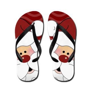 Christmas Gifts  Christmas Flip Flops  Adorable Santa Claus