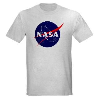 First 117 NASA logo Ash Grey T Shirt T Shirt by quatrosales