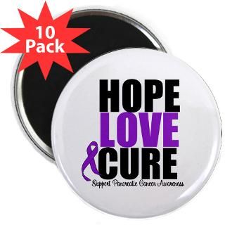 Pancreatic Cancer Hope Love Cure Shirts & Gifts : Gifts 4 Awareness T