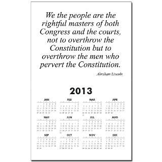 Abraham Lincoln quote 115 Calendar Print for $10.00
