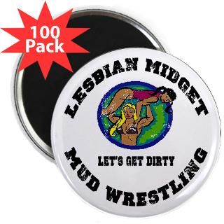 lesbian midget mud wrestling magnet 100 pk $ 123 98