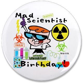 Mad Scientist Dexters Laboratory Birthday  peacockcards