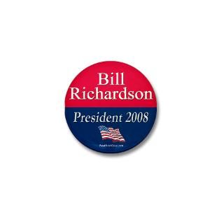 Bill Richardson for President  Anti Bush T Shirts, Anti Bush Bumper