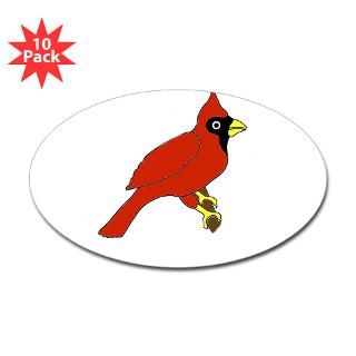 Cartoon Cardinal  Funny Animal T Shirts