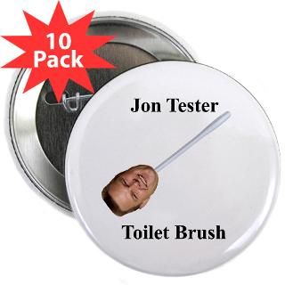 Jon Tester Toilet Brush 2.25 Button (10 pack)
