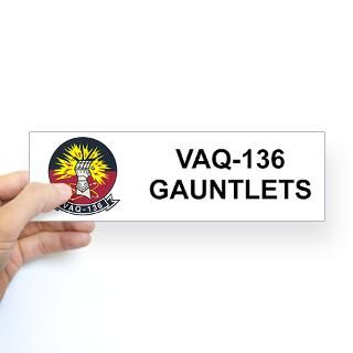 VAQ 136 Gauntlets Bumper Sticker