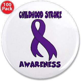 childhood stroke ribbon 3 5 button 100 pack $ 141 99
