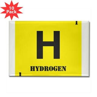 Hydrogen Element Rectangle Magnet (10 pack)