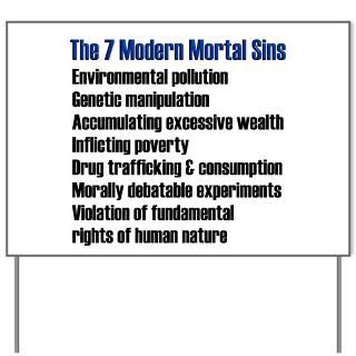 Modern Mortal Sins T Shirts.  Choose Life T Shirts