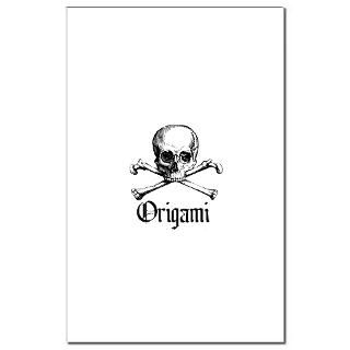 Origami   Crafty Skull & Bones Mini Poster Print