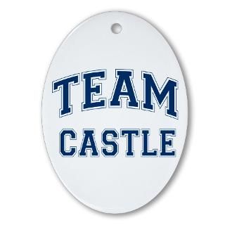 Team Castle Ornament (Oval)