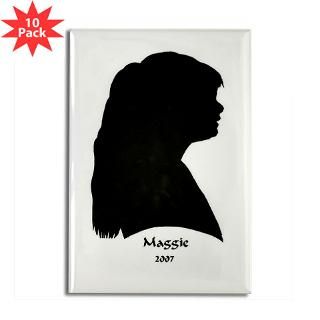 head face silhouette custom rectangle magnet 100 $ 154 99